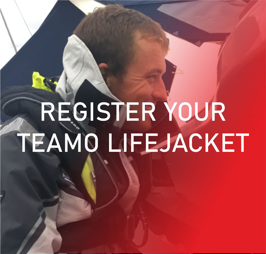 Enregistrez votre gilet de sauvetage TeamO