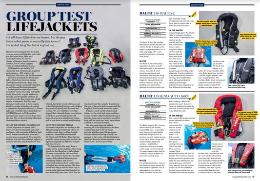 Yachting Monthly Recommends BackTow Lifejacket